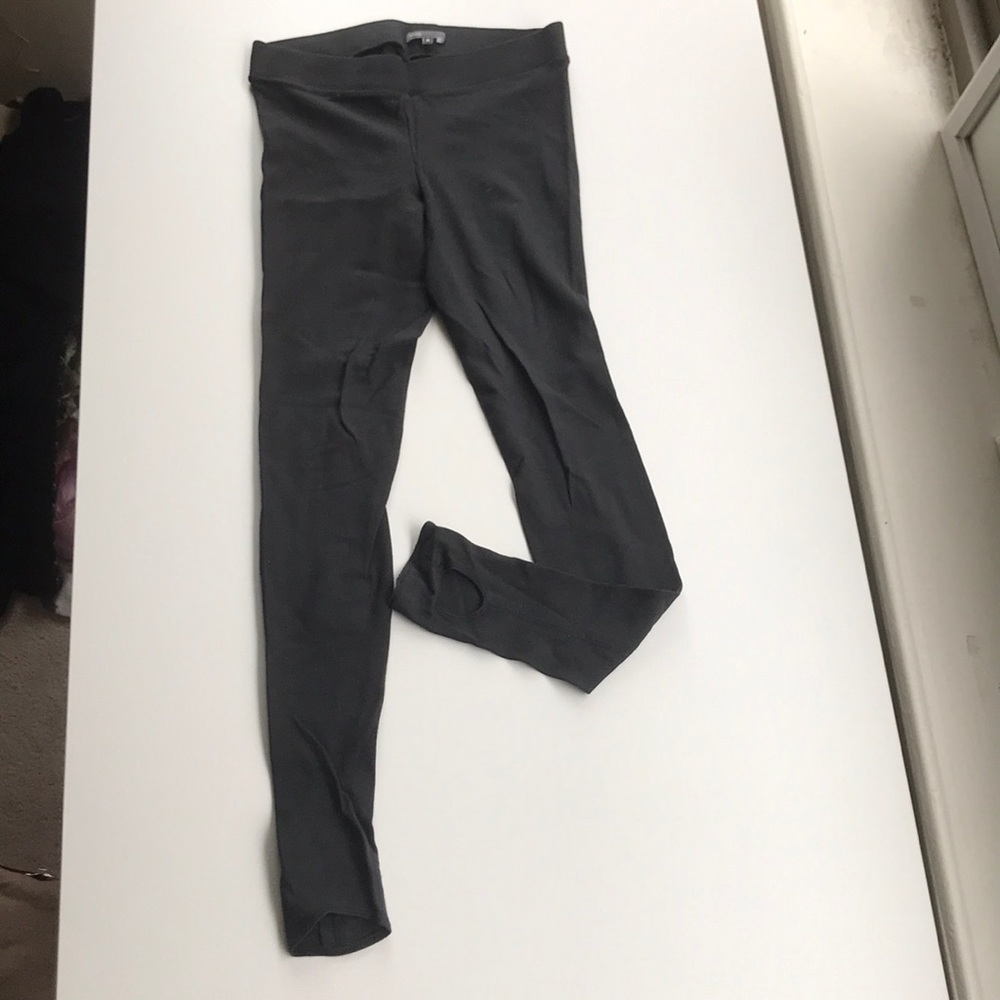 Dark Gray Vince Stirrup Leggings